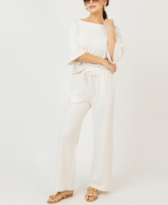 Boatneck Pants Set