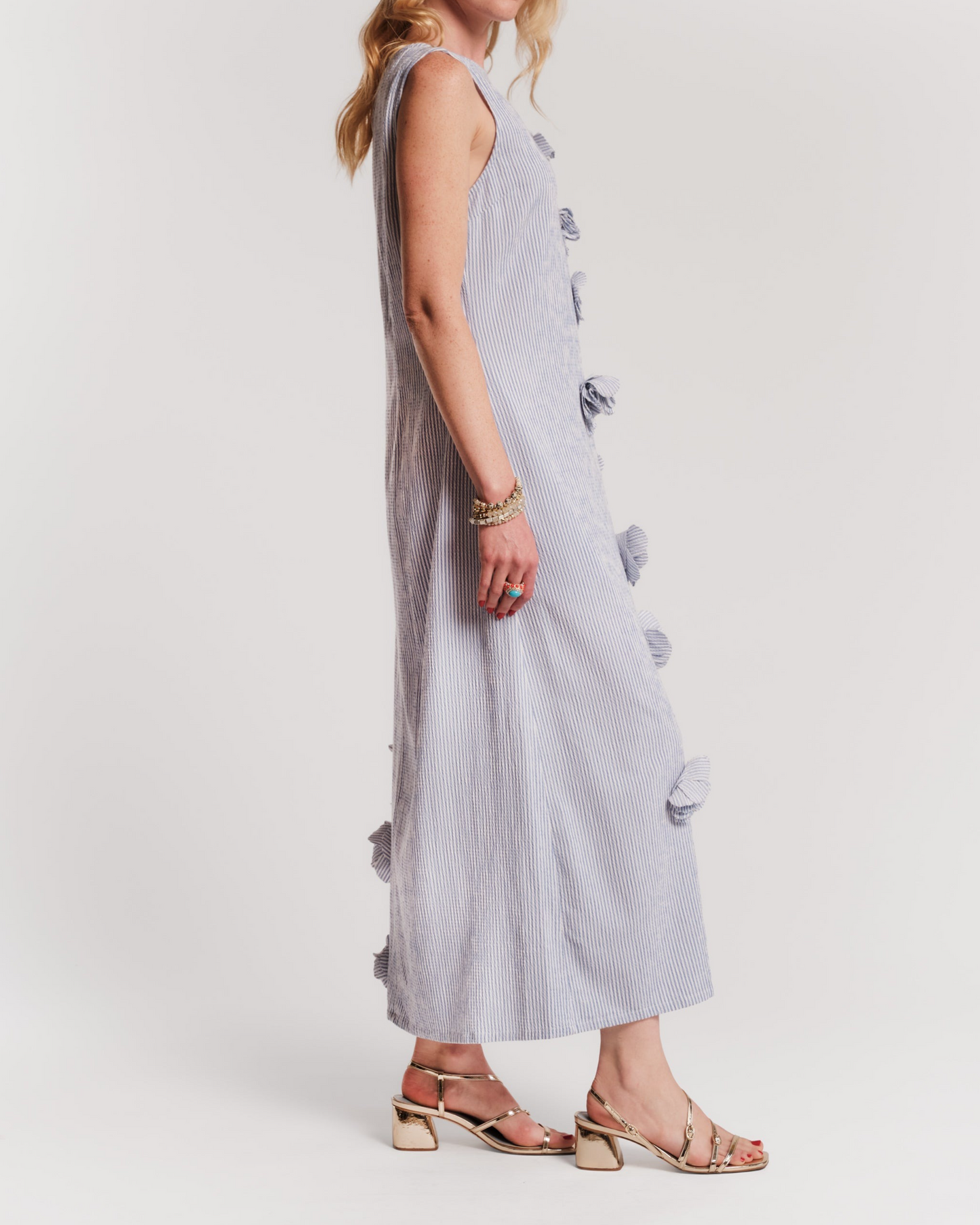 Origami Gingham Dress