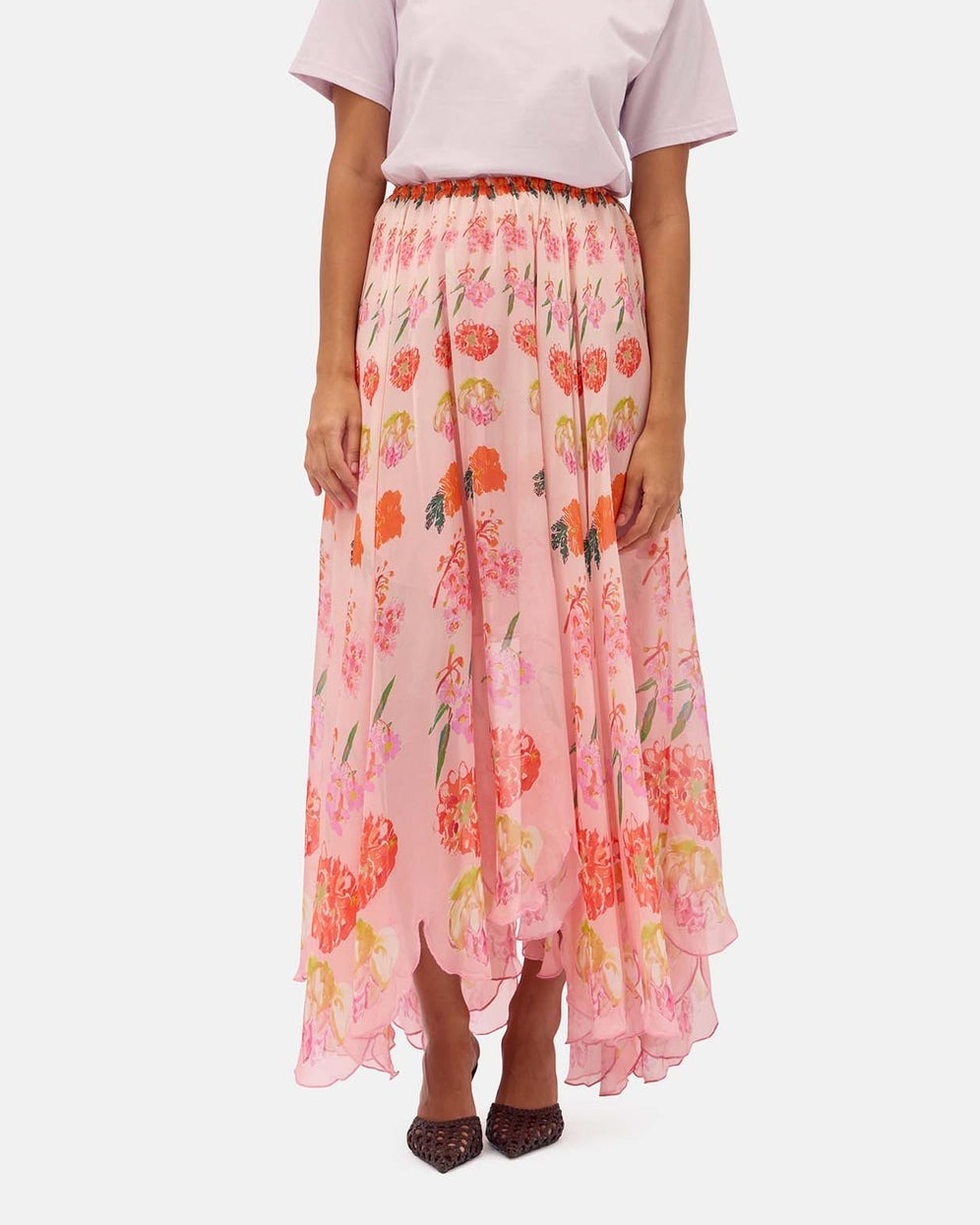 Pink Blossom Petal Skirt