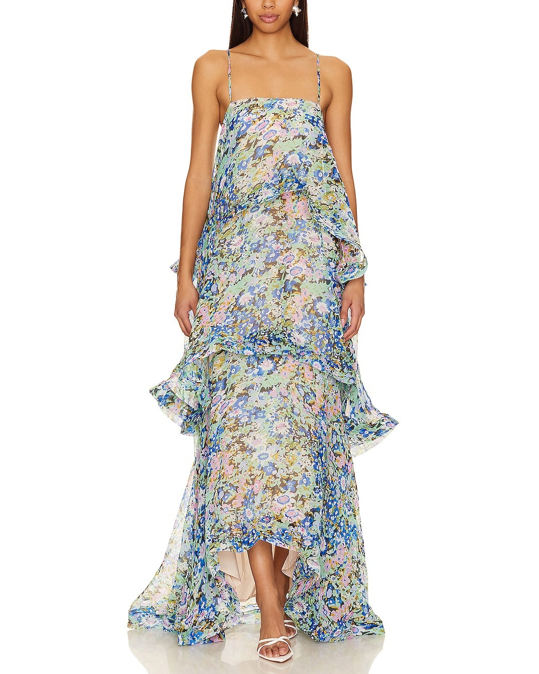 Floral Tiered Maxi Dress