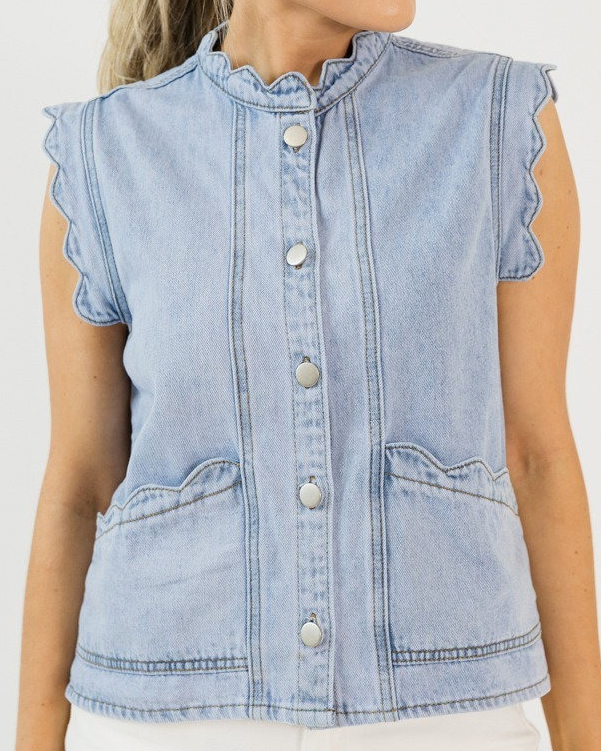 Darling Denim Vest