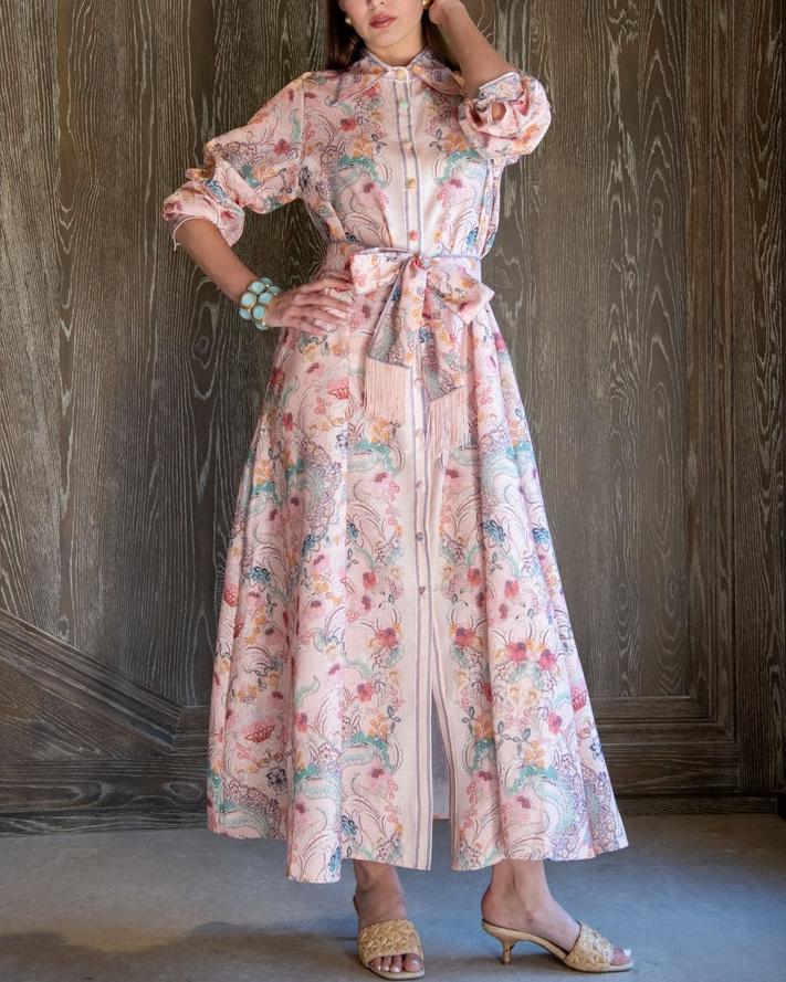 Long Sleeve Floral Maxi Dress