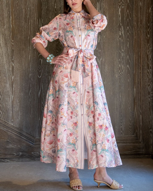 Long Sleeve Floral Maxi Dress