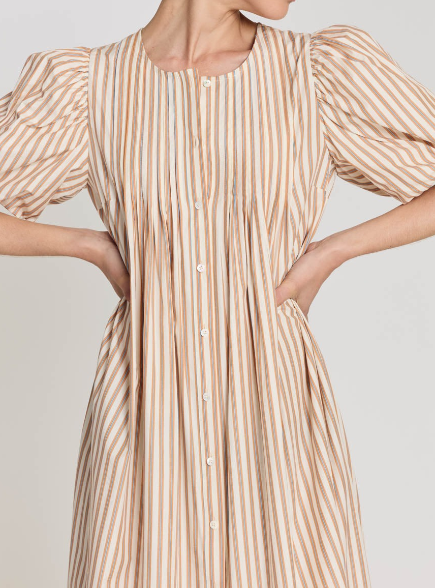 Striped Shirt Dress