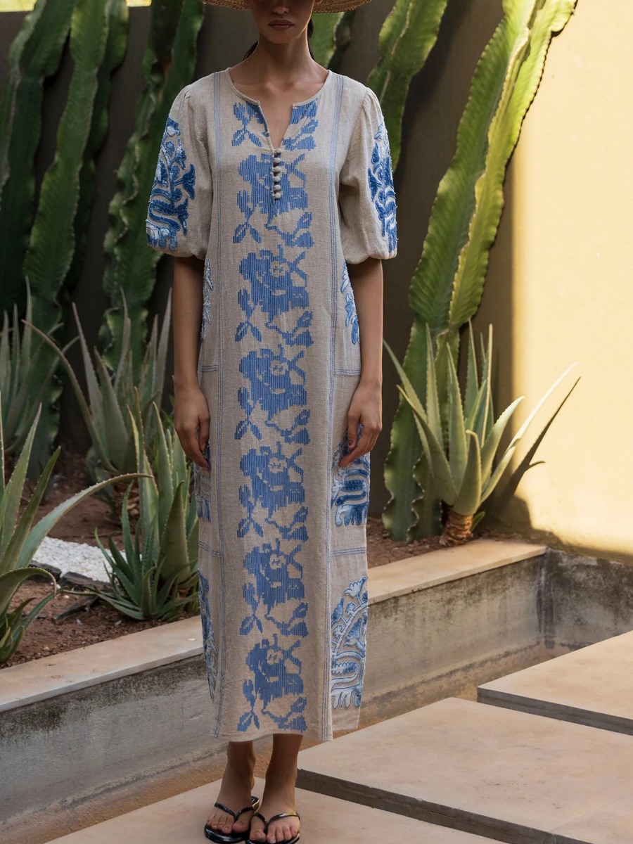 Natural Linen Dress