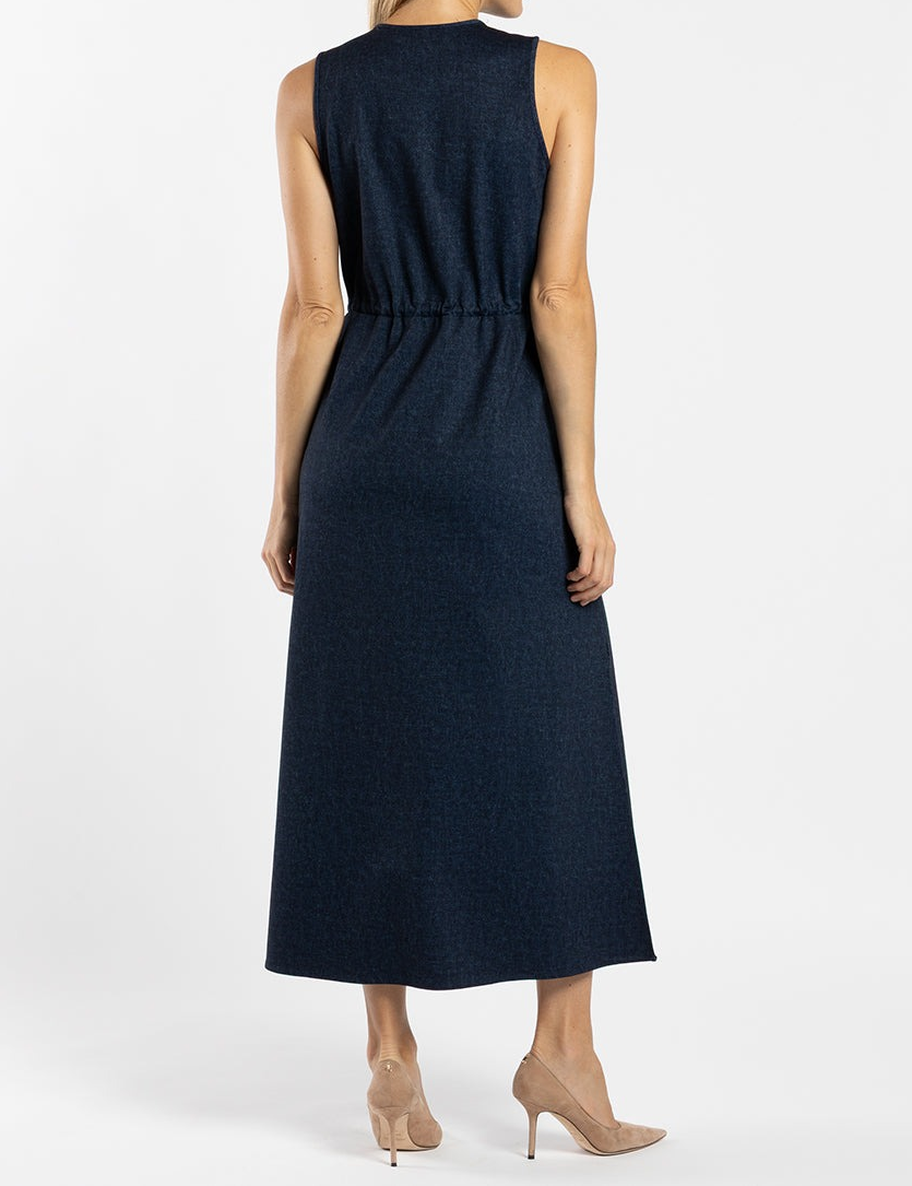 Sleeveless Straight Silhouette Dress