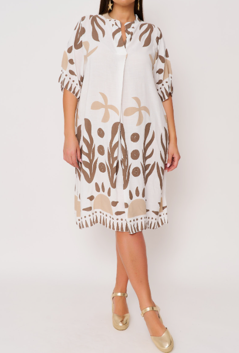 Flattering Floral Loose Dress