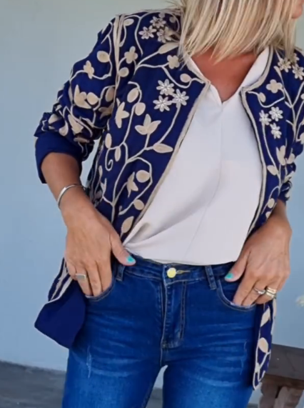 Chic Floral Jacket