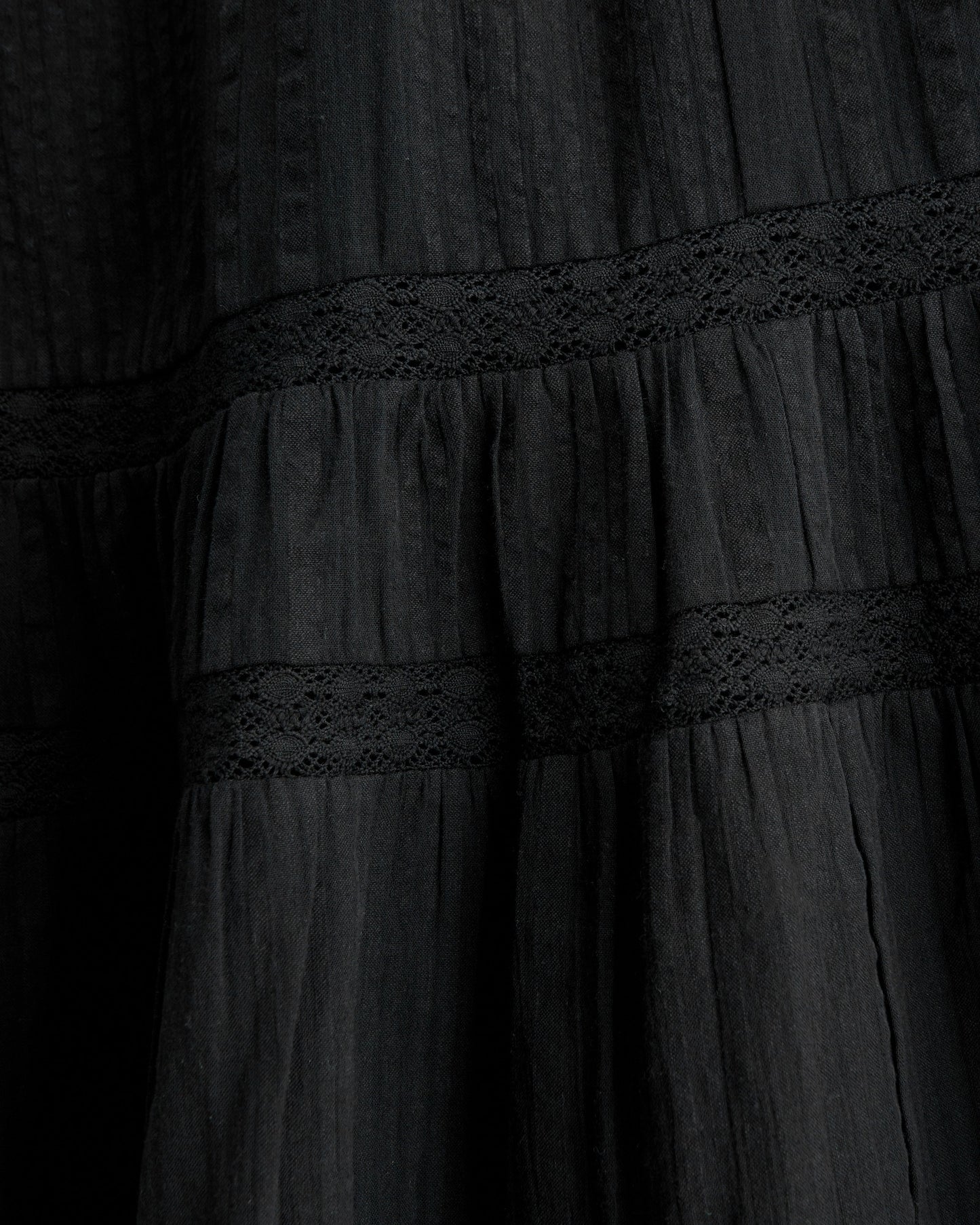 100% Cotton Tiered Flowy Maxi Dress