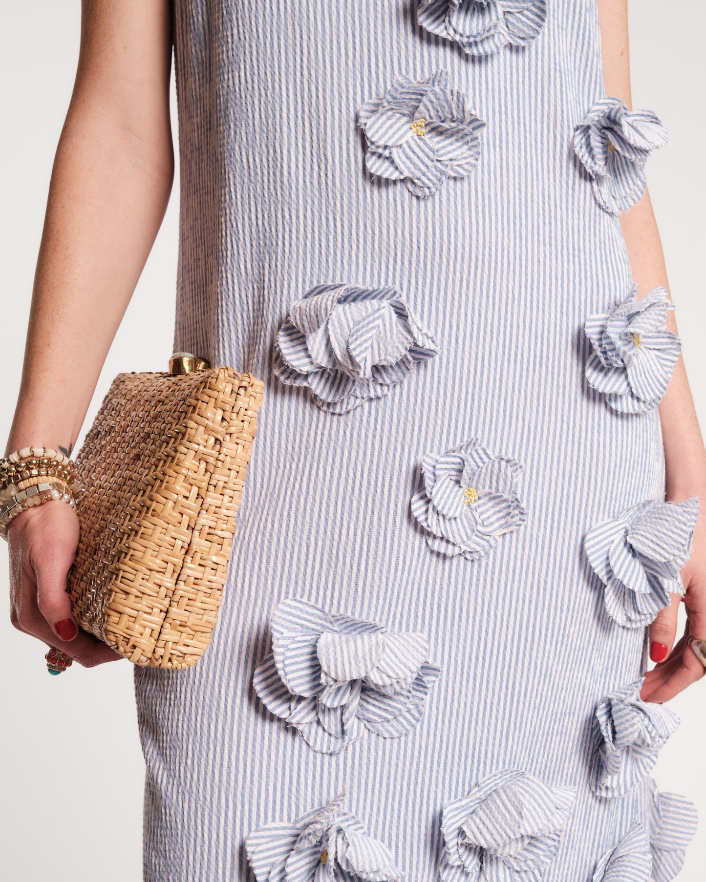 Origami Gingham Dress