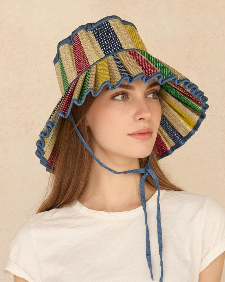 Sun Bathe | Denim | Luxe Capri Hat