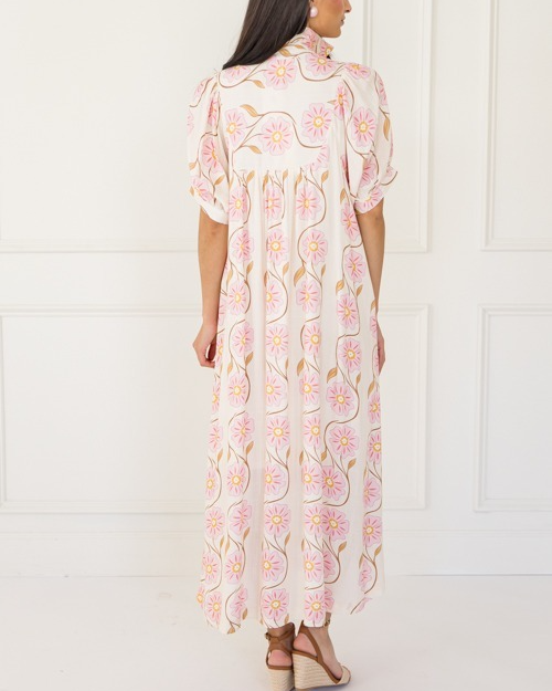 Floral Vines Maxi Dress