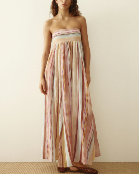 Elegant Strapless Dress