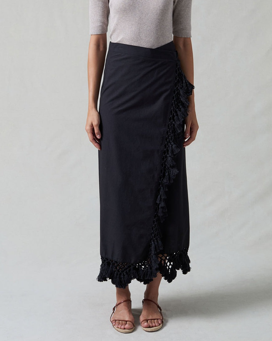 Crocheted Wrap Skirt