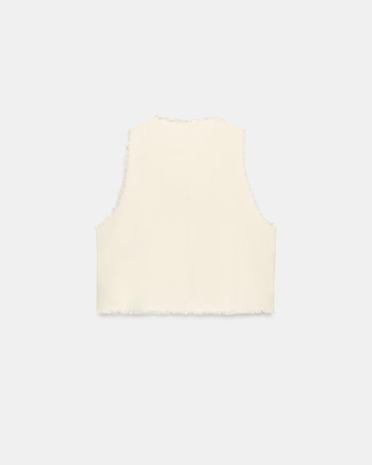 Embroidered Vest Top