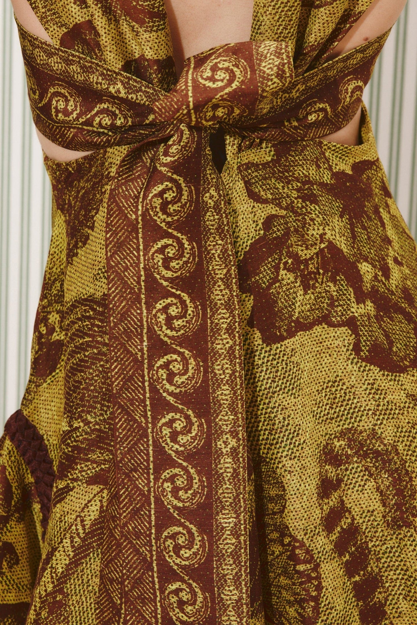 Charley Scoopneck Dress in Linen Blend