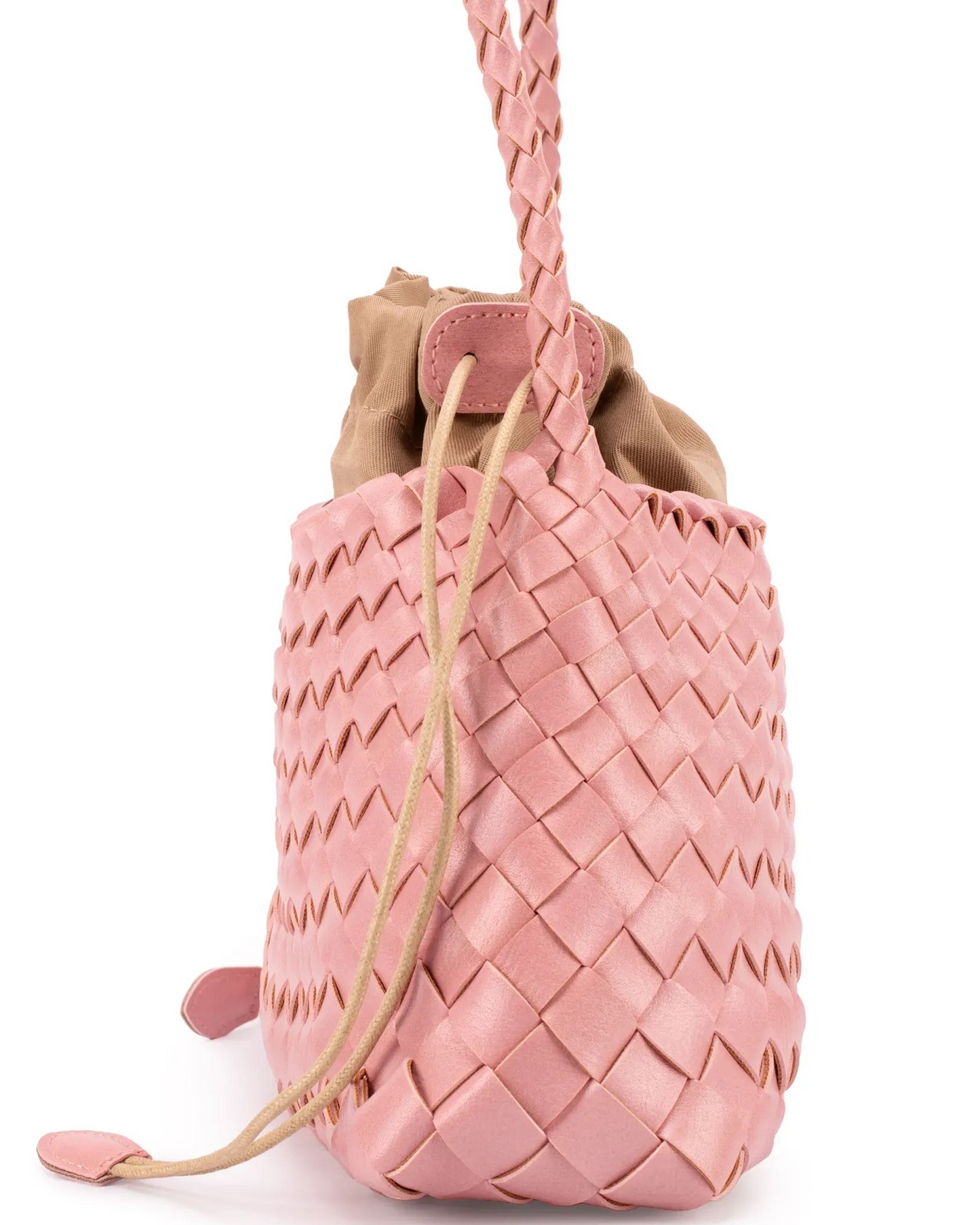 Woven Leather Shoulder Bag