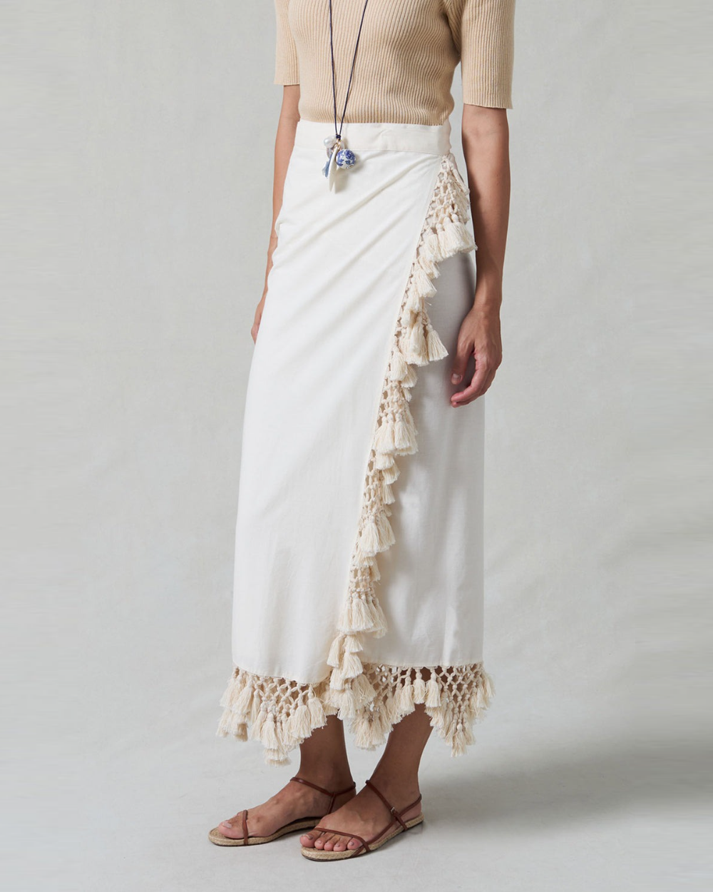 Crocheted Wrap Skirt
