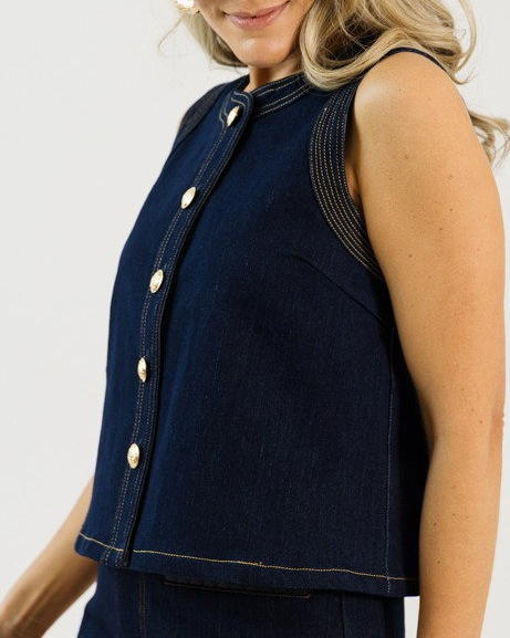 Chloe Denim Top