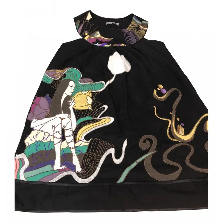 Round Neck A-Line Dress