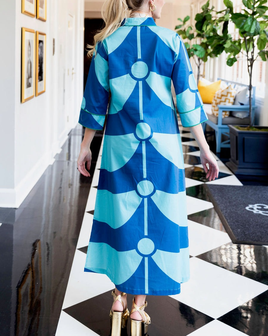 Blue Toddy Charleston Dress