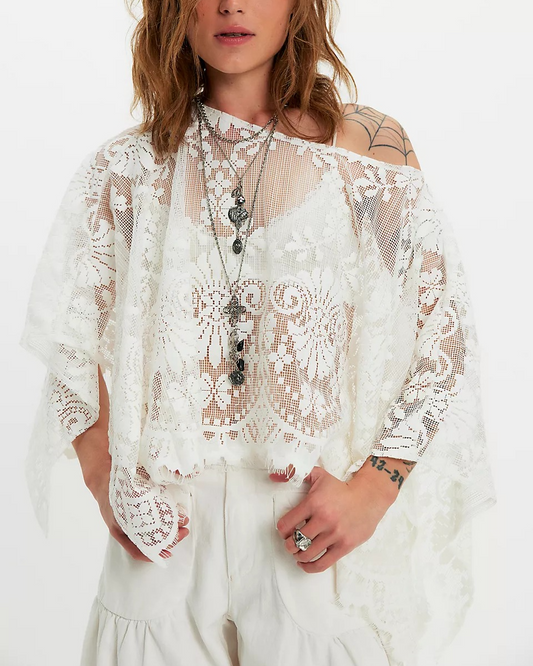 Malai Lace Poncho