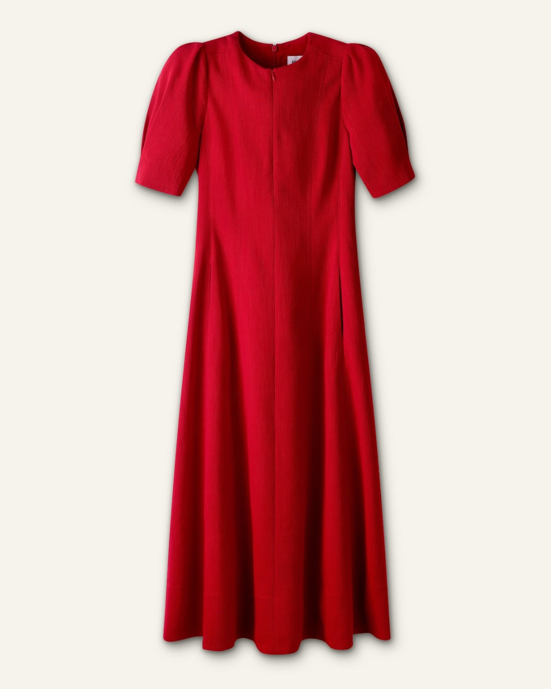 Fit + Flare Textured Weave Maxi Dress