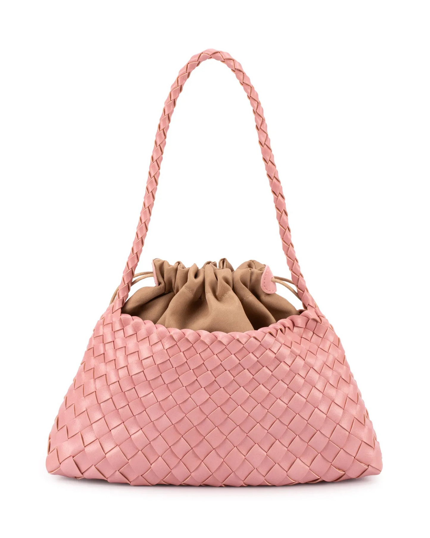 Woven Leather Shoulder Bag