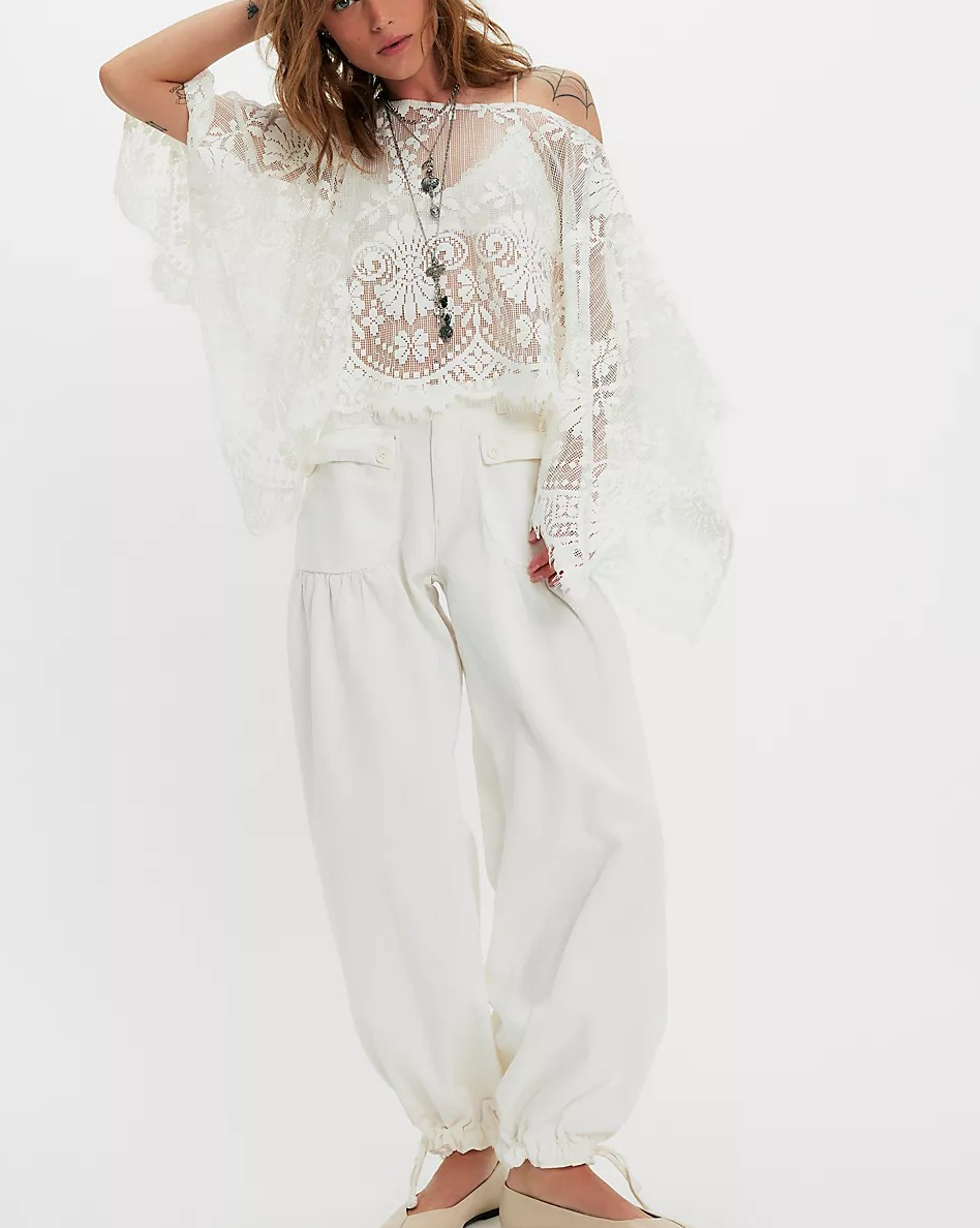 Malai Lace Poncho