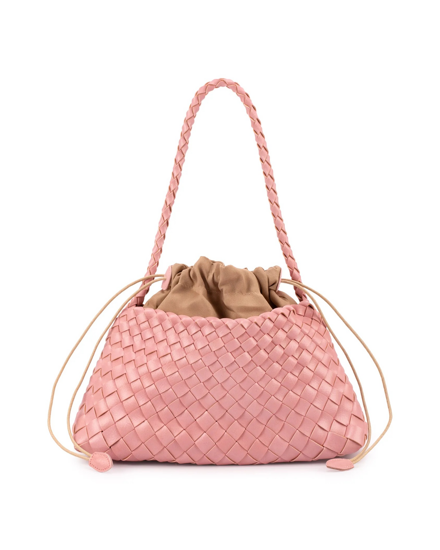 Woven Leather Shoulder Bag