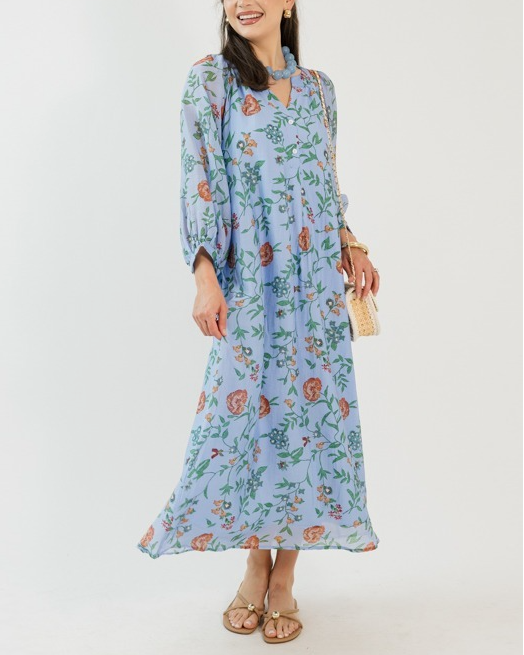 Flowy Floral Maxi Dress