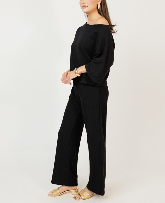 Boatneck Pants Set