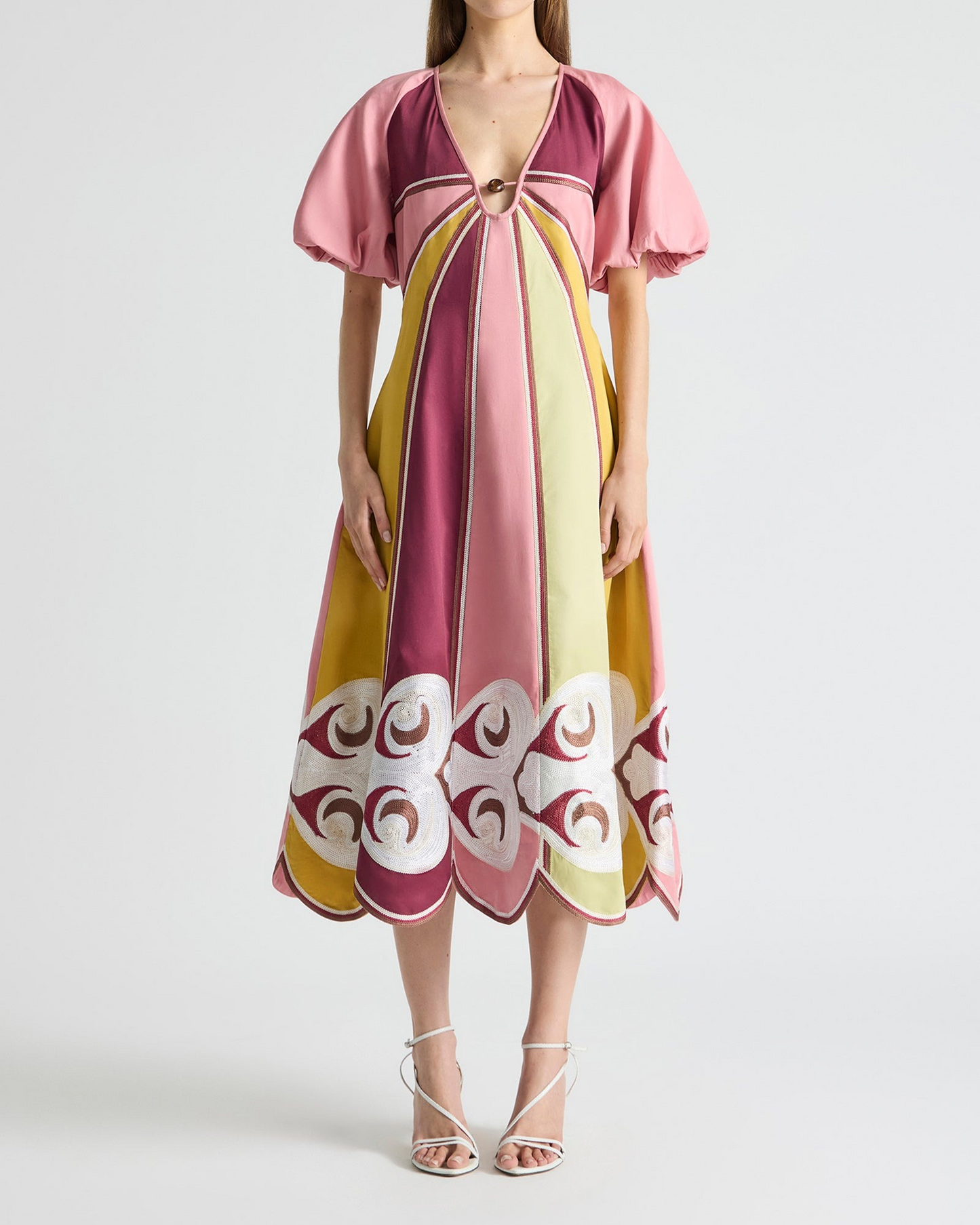 Twin Rivers Curve Panel Dress