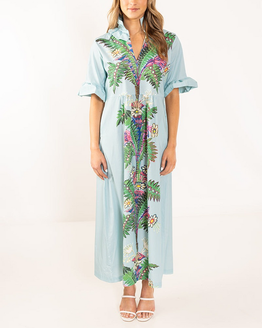 Double Ruffled Collar Dress