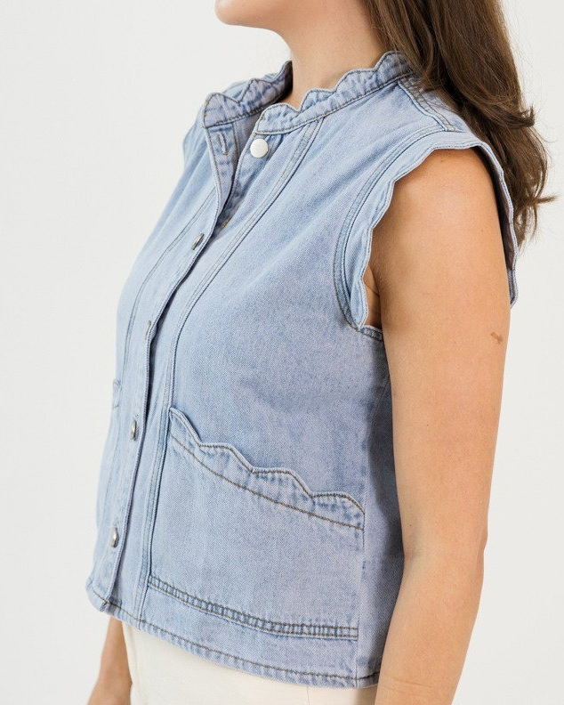 Darling Denim Vest