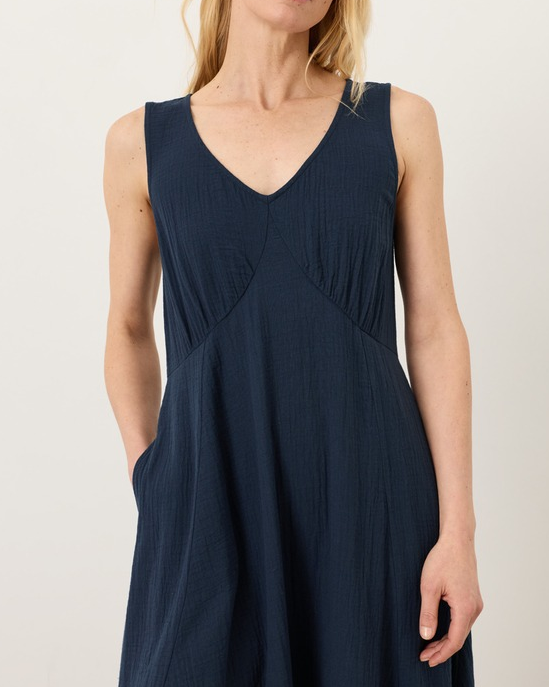 Organic Coastal Double Gauze Beach To Brunch Maxi Dress