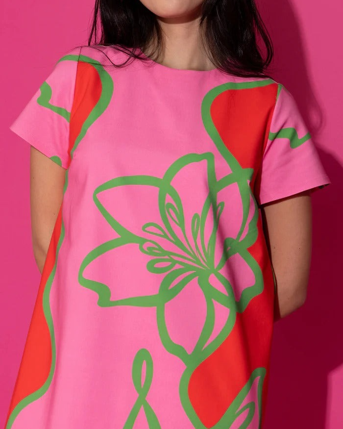 Fuschia maxi dress