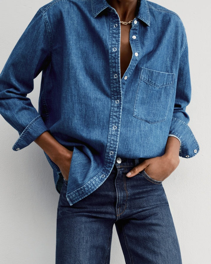 Oversized Denim Shirt