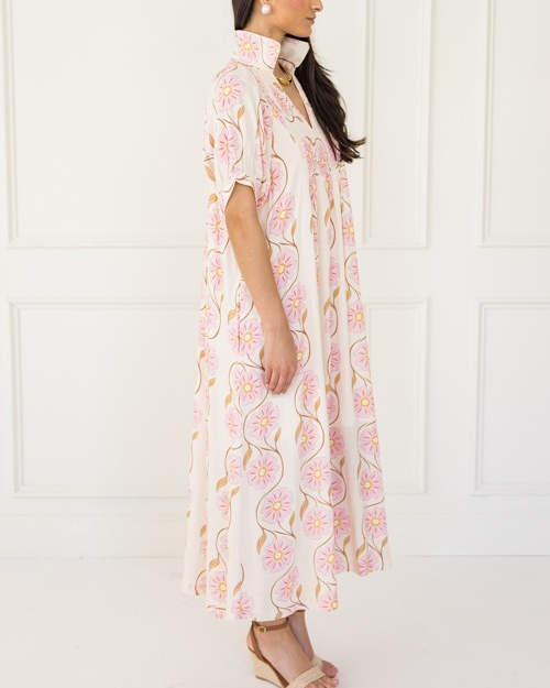 Floral Vines Maxi Dress