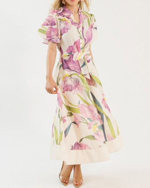 Botanic Maxi, Pink Multi