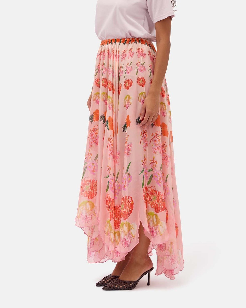 Pink Blossom Petal Skirt
