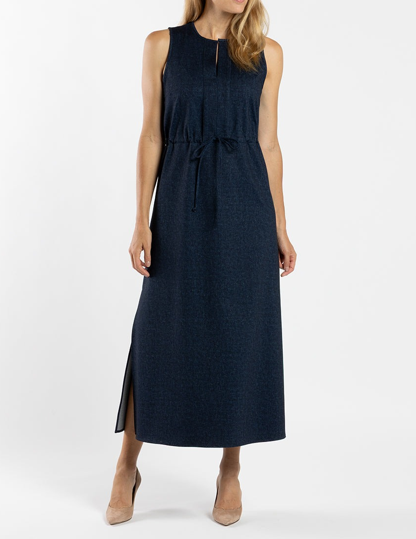 Sleeveless Straight Silhouette Dress